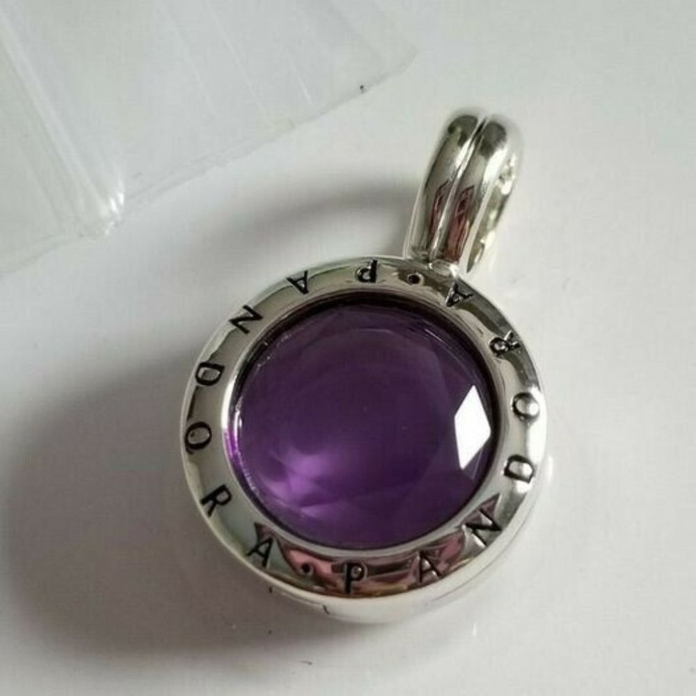 Authentic PANDORA Limited Edition Faceted Floating Locket Dangle Charm,